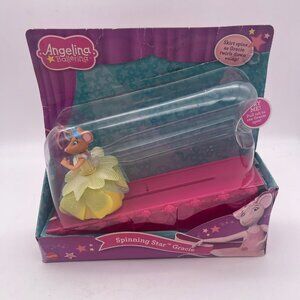 Angelina Ballerina Mattel 2010 Spinning Star Gracie Figurine toy with ramp S